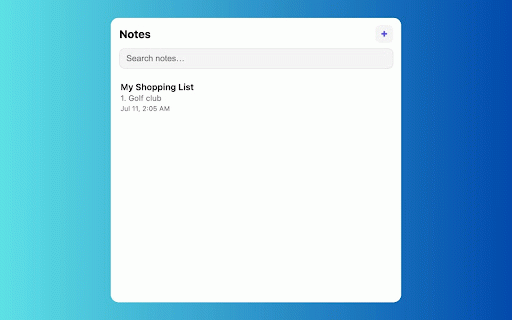 Quick Notepad :: Write and save notes in a popup, anytime.