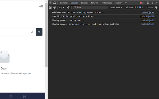 LAYANS Bot :: Bidding bot for WritersHub.org that automates order selection and bidding based on user preferences and payment status.