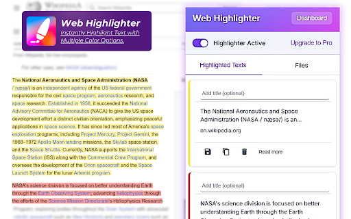 Web Highlighter Pro: Smart Folders, Notes & Research Assistant :: Save & organize web content with multi-color highlighting, smart folders & beautiful notes. Create, organize with ease!