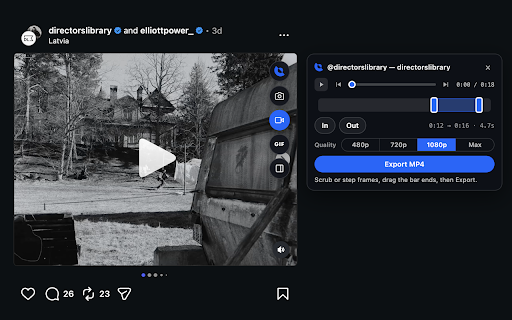 Bond :: Capture screenshots, GIFs, and clips from Instagram and Vimeo — and keep them in your own library. By Covalent.