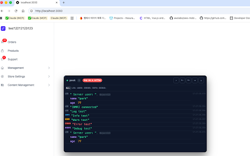 peek — Visual console.log :: Visual console.log overlay for any website. Intercepts console output and displays it in a beautiful floating panel.
