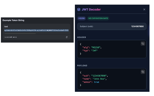 JWT Decoder :: Decode selected JSON Web Tokens (JWT) and display them in a Chrome side panel or as an in-page overlay.