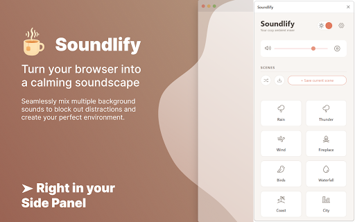 Soundlify :: Create your perfect focus environment with ambient sounds, offline listening, and Pomodoro sessions.