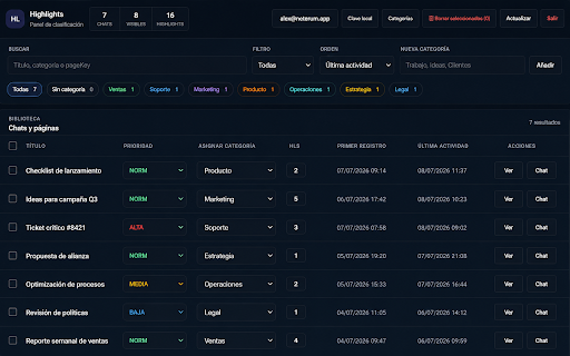 Neterum Highlighter :: Highlight text on websites and AI chats, save notes, and sync them with your Neterum Highlighter account.