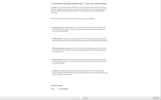 YouTube Clickbait Decoder & Video Summarizer :: Decode clickbait titles and get quick video summaries. Save time and make informed decisions about YouTube content.