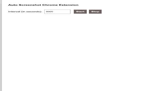 Auto Screenshot Extension :: Takes a screenshot every 5 seconds