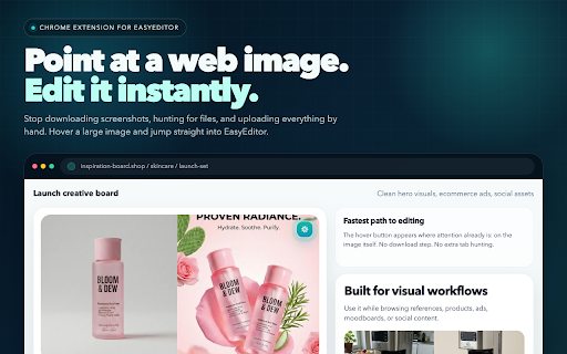 EasyEditor Hover Tools :: Open any web image in EasyEditor for background removal, enhancement, or editing.