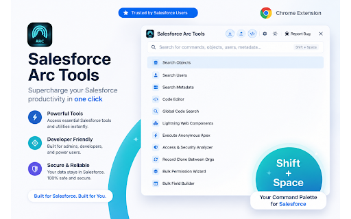 Salesforce Arc tools :: Powerful Salesforce development tools for inspecting data, metadata, and debugging.