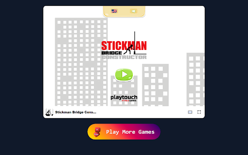 Stickman Bridge Constructor Game - Master the Art of Bridge Building! :: Build bridges and help the stickman cross gaps in this fun, offline Chrome extension game!
