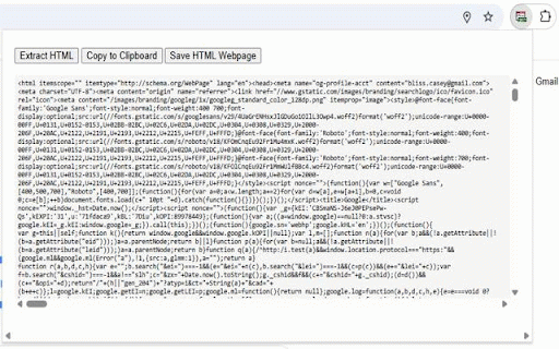 HTML Source Extractor :: Extract and copy the full HTML source code of any webpage. Automatically copies to clipboard and allows download.