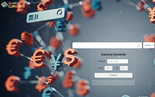 Search My Currency :: Search My Currency provides instant, real-time currency conversions alongside a convenient search functionality.