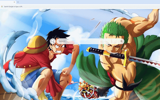 Luffy and Zoro Live Wallpaper :: Luffy and Zoro clash against ocean waves. The captain's elastic attacks and swordsman's blades cut through the air.