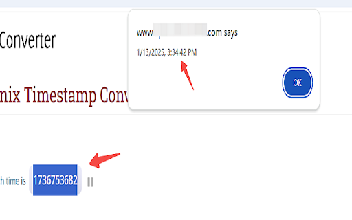 Timestamp to Readable Time :: Convert timestamp to readable time in real-time.