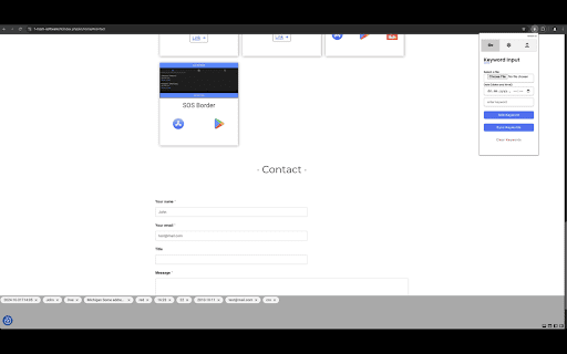 Easy Form Fill :: Drag and drop items to form input fields