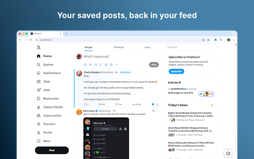 X Bookmark Resurfacer :: Automatically resurface your X/Twitter bookmarks in your feed as reminders
