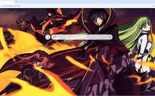 Lelouch Lamperouge Live Wallpaper :: Epic Code Geass battle scene with Lelouch, C.C., Kallen and mecha amid fiery combat backdrop.