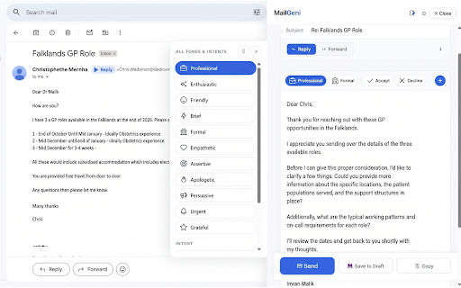 MailGeni — AI Email Assistant :: AI replies in your voice, voice dictation, sign & fill forms, contract analysis and inbox cleanup — inside Gmail & Outlook