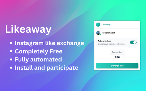Likeaway | Free Instagram Likes :: Exchange likes and boost your Instagram account. Get free likes on any post. Your personal Like Exchange. Like 4 Like.