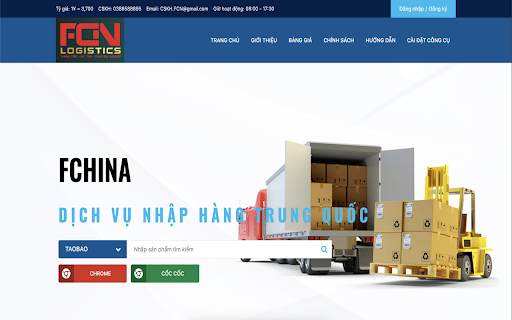 CÔNG CỤ ĐẶT HÀNG PCHINA :: Công cụ hỗ trợ thêm sản phẩm từ Taobao, 1688, Tmall vào hệ thống Pchina Logistics.