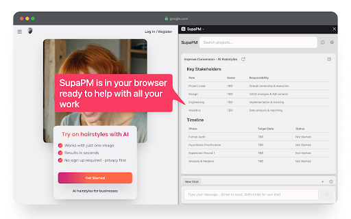 SupaPM :: AI-powered product management assistant with context-aware chat