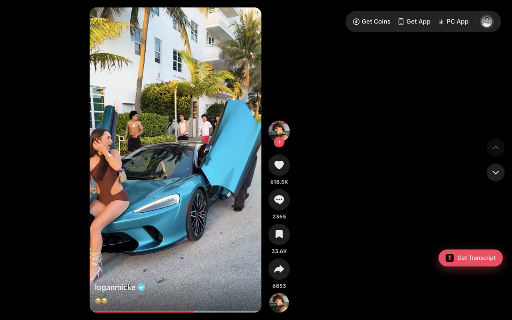 TokTranscript — TikTok Transcript Extractor :: Extract any TikTok video transcript in one click. AI transcript, auto-translate, viral hook breakdown.