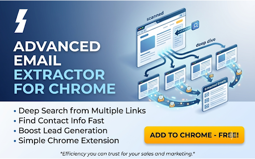 E-Magnet-Email-Scraper PRO :: Extract email addresses from any website, including linked pages. Copy, export, and track history.