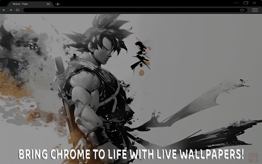 Black and White Goku Live Wallpaper :: Experience the raw intensity of Black and White Goku Live Wallpaper, where monochrome power collides with legendary Saiyan energy!
