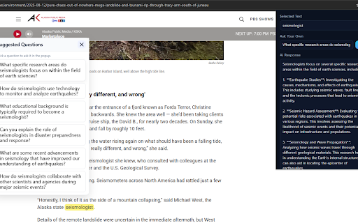 Highlight Q&A :: Highlight-QA lets you instantly ask questions about any text you highlight on a webpage or PDF and get AI-generated answers without…
