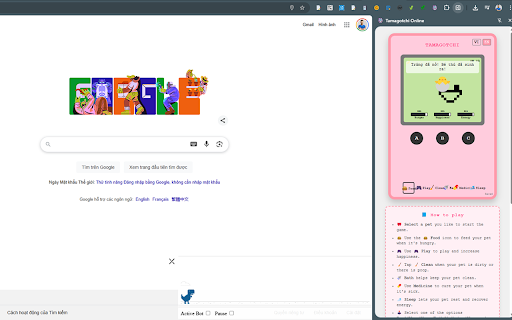 Tamagotchi Online :: Raise virtual pets with 'Tamagotchi' Chrome Extension! Care, play, and customize your pet right in the side panel.