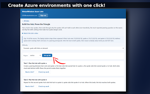 WetzelWisdom Azure Labs :: Hands-on AZ-104 and AI-103 labs in your own Azure subscription. Deploys each lab with Bicep, guides you, and verifies your work.