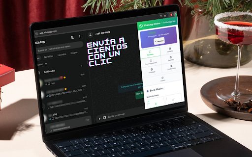 WhatsApp Web Masivo - Extensión :: Extensión para enviar mensajes masivos usando wa-js y gestionar privacidad en WhatsApp Web