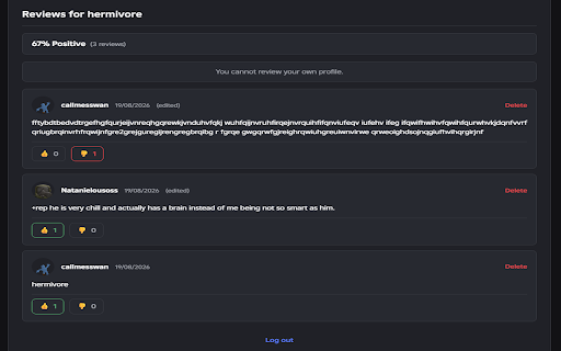 RoReview :: Leave and read reviews on Roblox profiles and games. Upvote, downvote, and see who to trust before you trade or play.