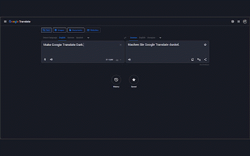 Google Translate Dark Mode :: Google Translate Dark Mode without annoying ADS!