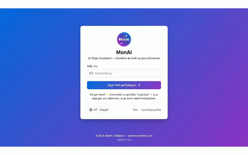 MonAI :: AI Page Assistant: analyze, summarize, extract data from any web page. Helps with AppSheet formulas too. Dev by Sylvenson.