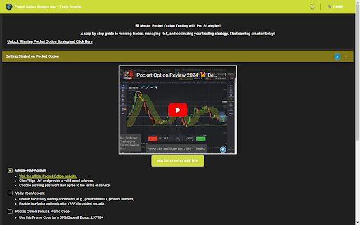 Pocket Option Strategy App – Trade Smarter :: 🚀 Pocket Option Strategy App – Learn winning trading strategies, risk management, and expert tips to boost your trading success!