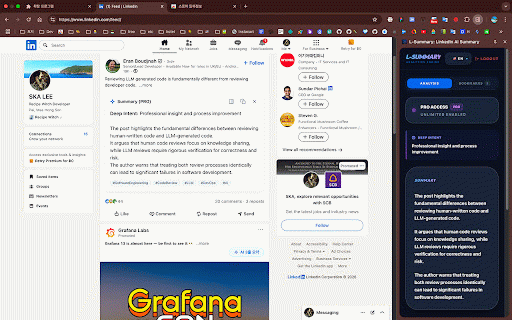 L-Summary: LinkedIn AI Summary :: Instantly summarize LinkedIn posts and jobs into 3 concise lines using AI. (AI를 활용해 링크드인 포스트와 채용 공고를 3줄로 즉시 요약하세요.)