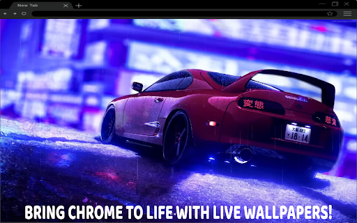 Toyota Supra Neon Rainy Tokyo Live Wallpaper :: Immerse yourself in the electric streets of Tokyo with the Toyota Supra Neon Rainy Tokyo Live Wallpaper! 🚗🌧️