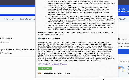 Smart Product Comparator :: Compare products across websites with a dynamic, tabular UI.