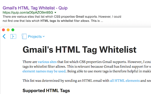 Open in Quip Desktop :: Opens quip.com links in the Quip desktop app.