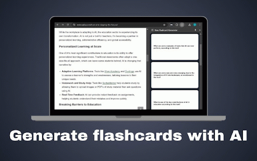 Free Flashcard Generator :: Turn study material into flashcards with AI