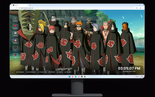 Akatsuki Wallpapers – Anime Villains Backgrounds :: Join the legendary rogue ninja clan with striking Akatsuki and dark anime villains backgrounds on your new tab.