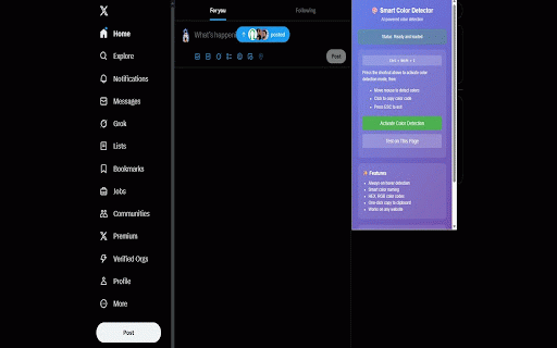 Smart Color Detector :: Always-on color detection with AI-powered color names