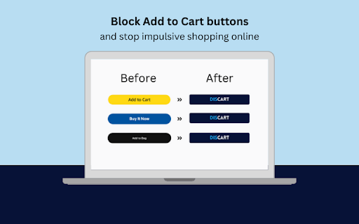 Discart - Curb Impulsive Online Shopping Habits :: Discart helps stop impulsive online shopping by pausing items for later, so you avoid buying them on the spot.