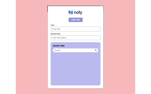 Noly Tab Manager :: Save and manage tabs