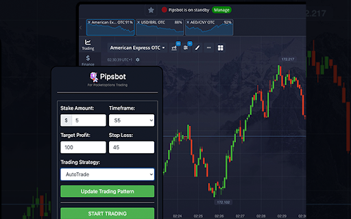 PipsBot for Pocketoptions :: Automatically trade with profit on Pocketoptions