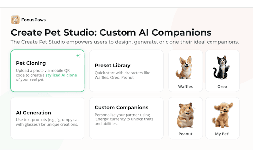 FocusPaws :: A friendly FocusPaws companion that helps you stay on task.