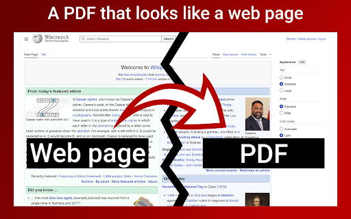 Save Page as PDF :: Generate PDF via Chrome built-in print.