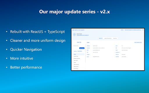 Salesforce User Inspector :: Productivity tool that allows you to inspect users present, and their accesses, in your Salesforce org.