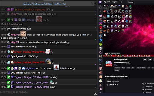 ChatterinoWatch :: High-performance extension that reports the currently watched Twitch channel to Chatterino
