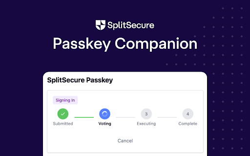 SplitSecure Passkey Companion :: Companion for SplitSecure Passkey